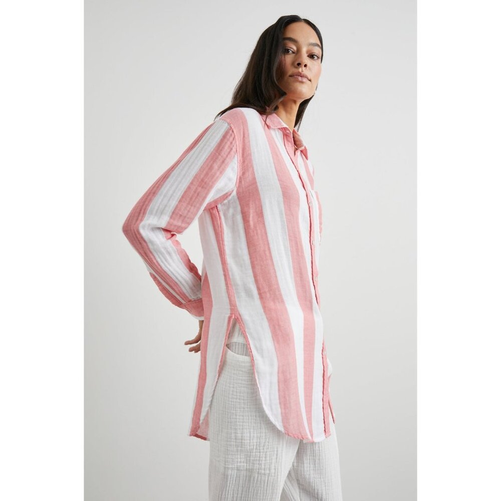 NEW RAILS  Jaylin Shirt Playa Stripe TOP BLOUSE SIZE S